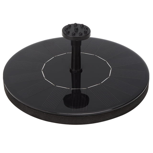 Solar Water Pump, Controlling The Valve Solar Pump, Black For Garden Fish