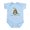 Sky Blue, variant on CafePress - Don't Tread On Me Infant Bodysuit - Baby Light Bodysuit, Size Newborn - 24 Months