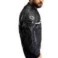 thumbnail image 4 of Shelter 513BK-3XL Perrini Mens Motorcycle Riding Armor Biker Racing Motorbike Cordura Jacket, Black - 3XL, 4 of 5