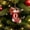O, variant on Edgtyos Stocking Shaped 2D Acrylic Christmas Ornament, Cute Alphabet Personalized Christmas Stocking Ornament, Gift for Son Daughter