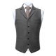 thumbnail image 1 of Camiseta sin mangas con cuello vuelto para hombre, de color liso, sin mangas, con múltiples bolsillos, cómoda y transpirable., 1 of 5