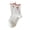 Purple, variant on Jamicy Cozy Socks for Women Cute Bow Crew Socks, Cute Print Ruffled Calf Socks - Casual Cotton Novelty Fun Ankle Sock