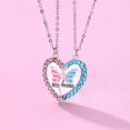 thumbnail image 4 of Collar de rompecabezas de corazón Collar de la amistad, paquete de 2, 4 of 4