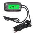 thumbnail image 2 of 3 in 1 Digital Time Clock Voltmeter Thermometer IP67 Waterproof Motorcycle Meter for ATV, 2 of 5