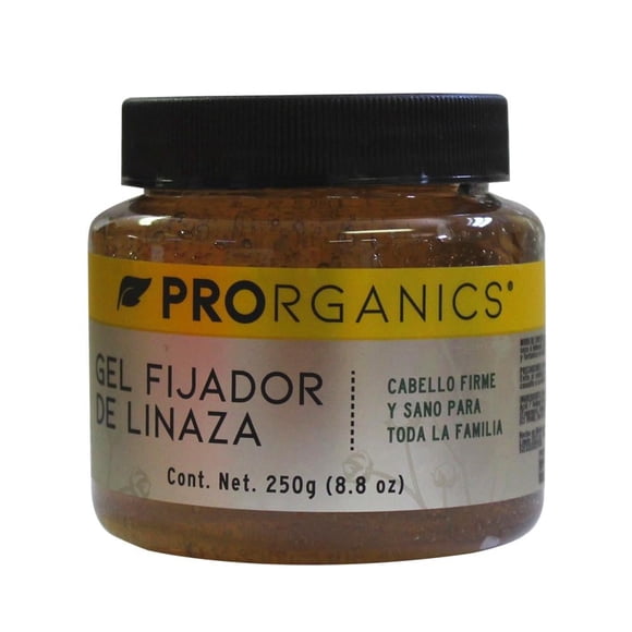 Gel Fijador Prorganics de Linaza Tarro 3 Pzas con 250 gr c/u