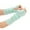 Light Blue, variant on Alkepwun Arm Warmer for Women Fingerless Gloves Knit Mitten Gloves Wrist Warmer with Thumb Hole in Autumn and Winter
