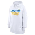 thumbnail image 2 of Women's G-III 4Her by Carl Banks  White Los Angeles Chargers Graphic Fleece Pullover Hoodie, 2 of 3
