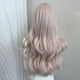 thumbnail image 3 of Long Grey Pink Wavy Wig for Women Natural Realistics Full Head Wig for Daily Themed Events, 3 of 5