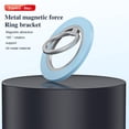 thumbnail image 2 of TECH CIRClE Magnetic Phone Ring Holder for MagSafe, Magnetic Cell Phone Grip Stand Finger Ring Kickstand with Two-Sided Magnetic for iPhone 15 Pro Max 14 13 12,Android,MagSafe Accessories,Matte Blue, 2 of 10