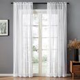 thumbnail image 1 of Voile Rideau Transparent en Voile, Tringles à Rideaux Simples, Foulard Décorative pour Salon et Chambres, 1 of 7