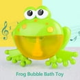 ZIOBLW Frog Bubble Machine for Baby Bath Toys, Musical Bathtub Bubble