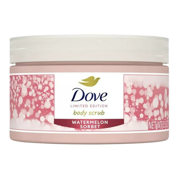 Dove Watermelon Sorbet Body Scrub 3.5 Ounce Jar Limited Edition