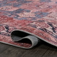 thumbnail image 6 of JONATHAN Y WASHABLE 2 x 8 Runner Rug, Maris Ornate Medallion - Red/Black/Blue, WSH109F-28, 6 of 10