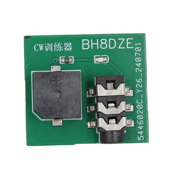 Mini CW Trainer Connecteur de Pratique des Clés Manuelles Formation de Codes Plus Formateur de Clés Valnd Connexion Téléphone Mobile Ordinateur, 1 x CW Trainer, Vert