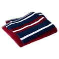 thumbnail image 5 of Mainstays 6-Piece Cotton Striped Towel Set, Navy Blue and Red, 5 of 9