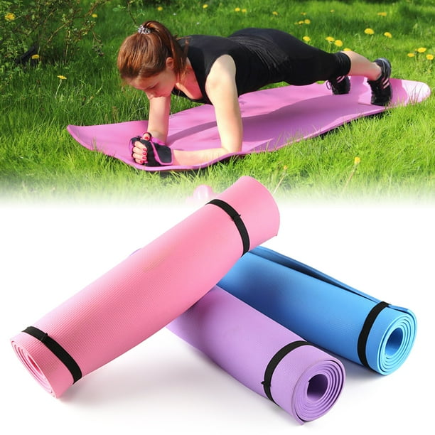 Amdohai 6mm Thick EVA Foam Yoga Mat Non Slip Yoga Pilates Exercise Fitness Mat 68X24 Inch