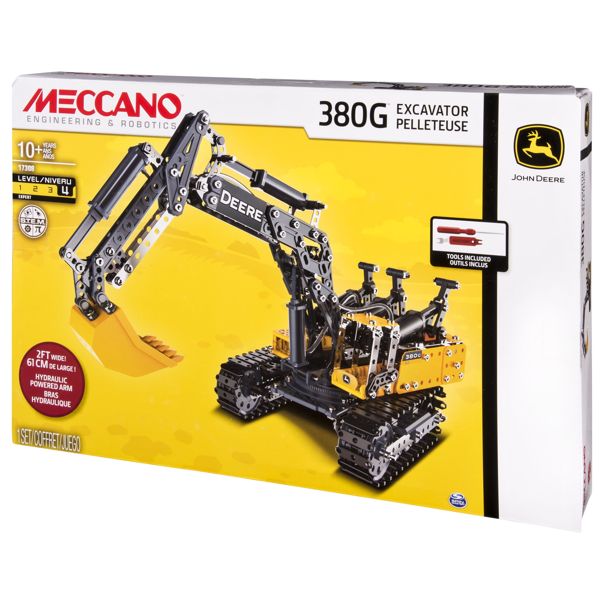 【希少！！】 Meccano-Erector Walmart.com - Excavator 380G Deere John 工芸品