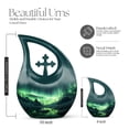 thumbnail image 2 of JAGSHASHI Sky Glows Burial Urns For Humans - Human Cremation Urns Adult - Urn Ashes For Women - Cremation Urn For Ashes Dad - 10 Inch With Velvet Bag - Cremation Urns Adult Human - Burial Urns, 2 of 2