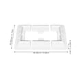 thumbnail image 2 of OUNONA 1 Set Solar Panel Mounting Bracket Adjustable For RVs With Durable ABS Material, 2 of 8