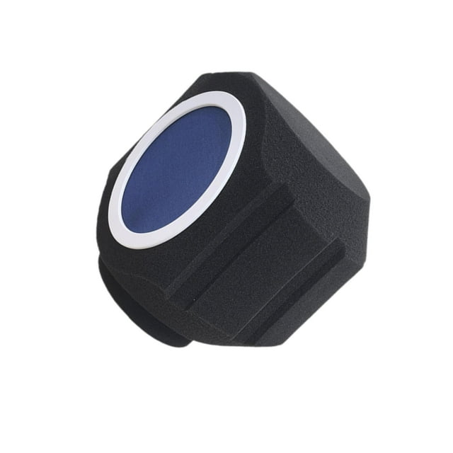 ZLight Micro pour Filtre Pop pour Bruit et Réduction Extérieur Bleu Voix Intérieur Réfléchissant Cabine Bleu