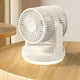 thumbnail image 5 of Ventilador De Escritorio, Diseño De Luz De Aire Oscilante De Flujo De Aire Oscilante Automático, Ventilador De Circulador De Aire Oscilante De Escritorio Recargable Para El, 5 of 7