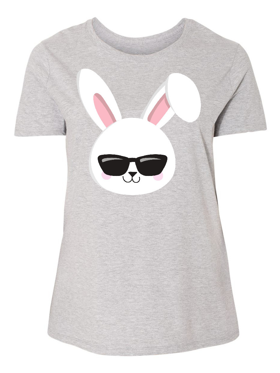 INKtastic - Cute Bunny, White Bunny, Bunny Wearing Sunglasses Women's ...