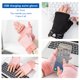 thumbnail image 3 of Tejido Guantes sin dedos Hombres blandos Mujeres A prueba de viento A prueba de viento Cálido Mantenimiento USB Carro eléctrico Calefacción Mittens Protector de mano interior Gris kenally HA011717-05, 3 of 7