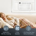 thumbnail image 5 of Amana 8,000 BTU 115V Window-Mounted Air Conditioner with Remote Control, AMAP081CW, 5 of 16