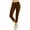 Crop Brown, variant on Womens Leggings Stretchy Full Length Carpi Footless Tights Workout Yoga Pants Cropped