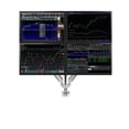 thumbnail image 4 of Full Motion Quad Screen Monitor Holder Rotating Desktop Computer Mount Arms Monitor Stands Holder ,Adjustable, 4 of 8