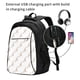 thumbnail image 2 of Easygdp Leopard Print Mochila para Laptop de Viaje con Puerto USB, Mochila para Laptop con Puerto de Carga USB para Mujeres y Hombres, 2 of 7