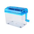 thumbnail image 1 of Portable Manual Paper Shredder, Mini Hand Shredder for Documents, Light And Compact For Safe And Easy Paper Disposal At Home Or Office, Blue, 1 of 5
