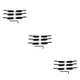 thumbnail image 3 of Toystoory Pack of 6 Electric Guitar Bridge Stylish Components Wrench with Stringed Portable Saddle Accessories Modified Saddles Insturment Type1 NO1, 3 of 6
