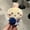HotPink, variant on Usagi Chiikawa Bear Baseball Giants Hachiware Cartoon Keychain Pendant Plush Doll Ornament Backpack Plush Pendant