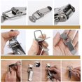 thumbnail image 4 of Stainless Steel Tension Clasp With Screws Lever Clasp, Spring Toggle Latch Hasp, Catch Clamp Clip, Box Closure, Cap Lock For Toolbox (4ps), 4 of 5