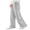 Gray, variant on Wide Leg Pants for Girls Elastic Waist Pants Bow Decorated Loose Trousers Casual Outerwear with Pockets