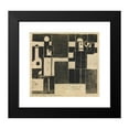 thumbnail image 2 of Franz Wilhelm Seiwert 22x20 Black Modern Framed Museum Art Print Titled - Composition with a Worker and a Peasant (1931 - 1932), 2 of 5