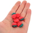 thumbnail image 2 of BRIGHTFUFU 30pcs Strawberry Cupcake Toppers - Cute Mini Red Fruit Dessert Picks for Birthday, Garden, Anniversary, and Party Cake Decorations, 2 of 8