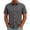 Dark Gray, variant on Men's Button Down Shirt Short Sleeve Loose Dress Shirt Casual Beach Summer Daily Shirt 4XL