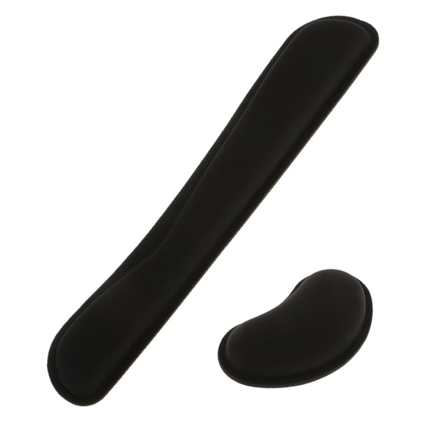 Soporte Para Muñeca Alfombril De Ratón Juego De Espuma Para El Hogar / Computadora Portátil Baoblaze Resto del teclado