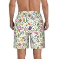 thumbnail image 3 of Kdxio Rabbit And Butterfly Pattern Mens Casual Shorts - Drawstring Summer Beach Sports Shorts for Men, 3 of 9