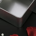 thumbnail image 4 of MasteelfCA Matte Square Empty Tin for Store Spices Candies Tea Gift Giving - Silver, 4 of 7