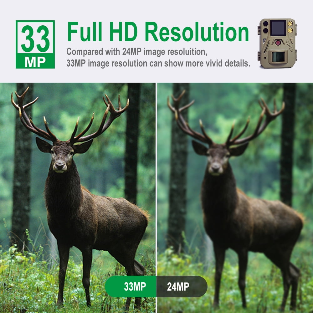 BOLY Trail Camera Twin Pack, 37MP 4K Video, 940nm Invisible IR and White LED Night Vision, Waterproof Wildlife Scouting Camera