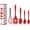 Red, variant on AMERTEER 5PCS Set Silicone Kitchen Utensil Set Kitchenware Silicone Kitchen Utensils Set Spatulas Brush Cooking Tools, Easy to Use & Clean (Red)