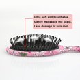 thumbnail image 5 of Pink Breast Cancer and Pioneer Flower Hair Brush,Girls Detangling Hair Brush,Glide Through Tangles with Ease for Wet & Dry Hair,8.8"X2.8", 5 of 7