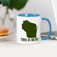 thumbnail image 3 of CafePress - Wisconsin This Is Home Mug - 11 oz Ceramic Mug - Novelty Coffee Tea Cup, 3 of 4