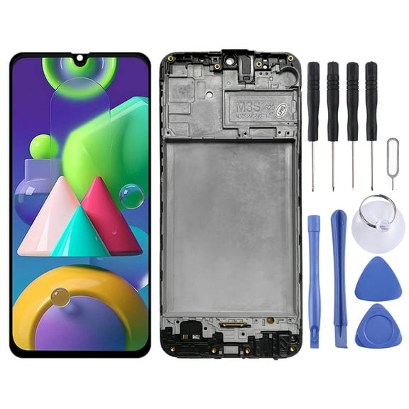 Cellphone Spare Parts  Original LCD Screen for Samsung Galaxy M21 SM-M215 Digitizer Full Assembly With Frame