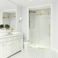 thumbnail image 2 of Vigo Vg6021cl5276 Elan E-Class 76" High X 52" Wide Sliding Frameless Shower Door -, 2 of 7