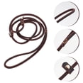 thumbnail image 4 of Shisuyan 1PC Leather Dog Leash Smooth Long Walking Leash Handle Design Dog Pulling Rope, 4 of 8