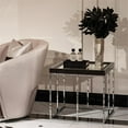 thumbnail image 2 of Carmela End Table - Glossy Charcoal Sand, 2 of 8
